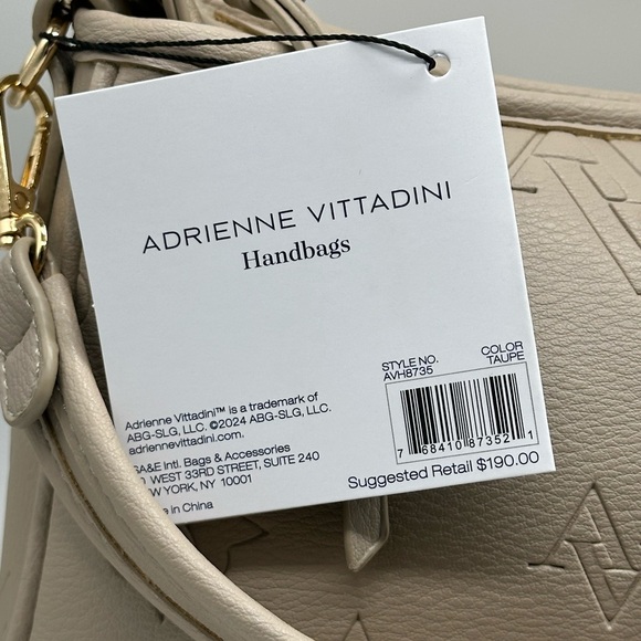 Adrienne Vittadini Tan Hobo Bag - Picture 10 of 11